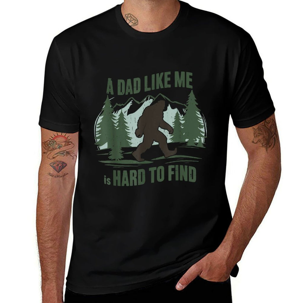 Cool Sasquatch Men for Fathers Day Funny Bigfoot  Durable T-Shirt