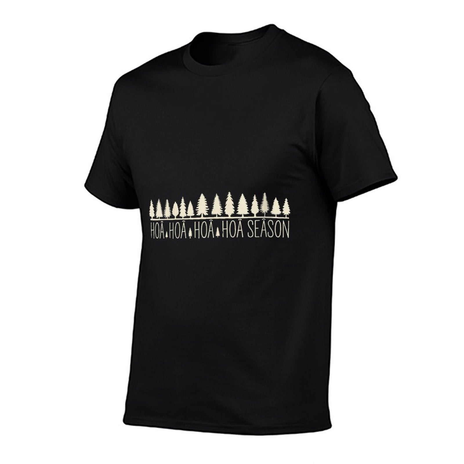 Womens Hoa Hoa Hoa Hoa Hoa Cozy Season Twilight Lover Pine Forest  Oversized Silhouette T-Shirt