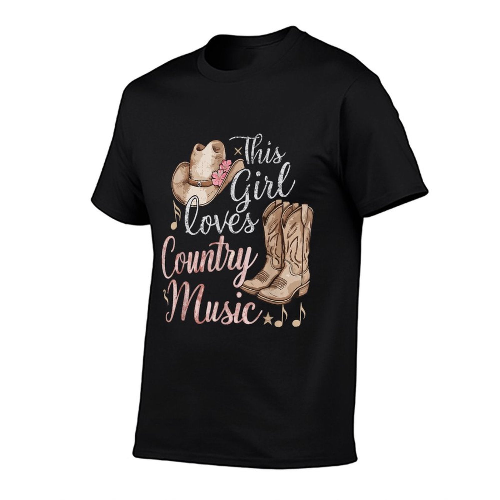 This Girl Loves Country Music  Graphic-printed T-Shirt