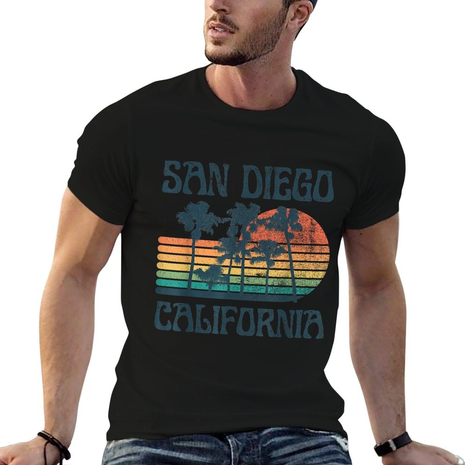 San Diego California Summer Vacation Vintage Comfortable T-Shirt