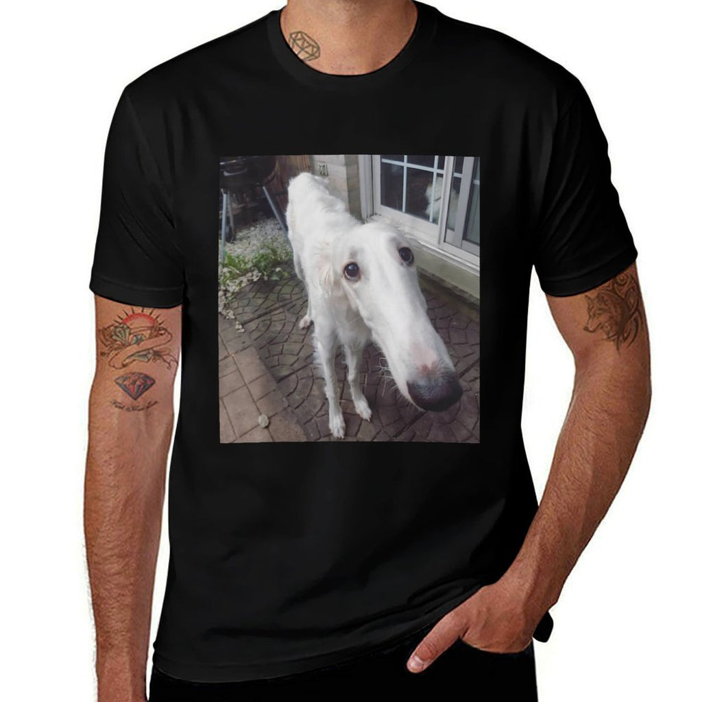 Funny Borzoi Long Nose Dog Meme  Durable T-Shirt