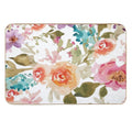 Flower Print Shower Curtain  Toxin-Free Bath Mat