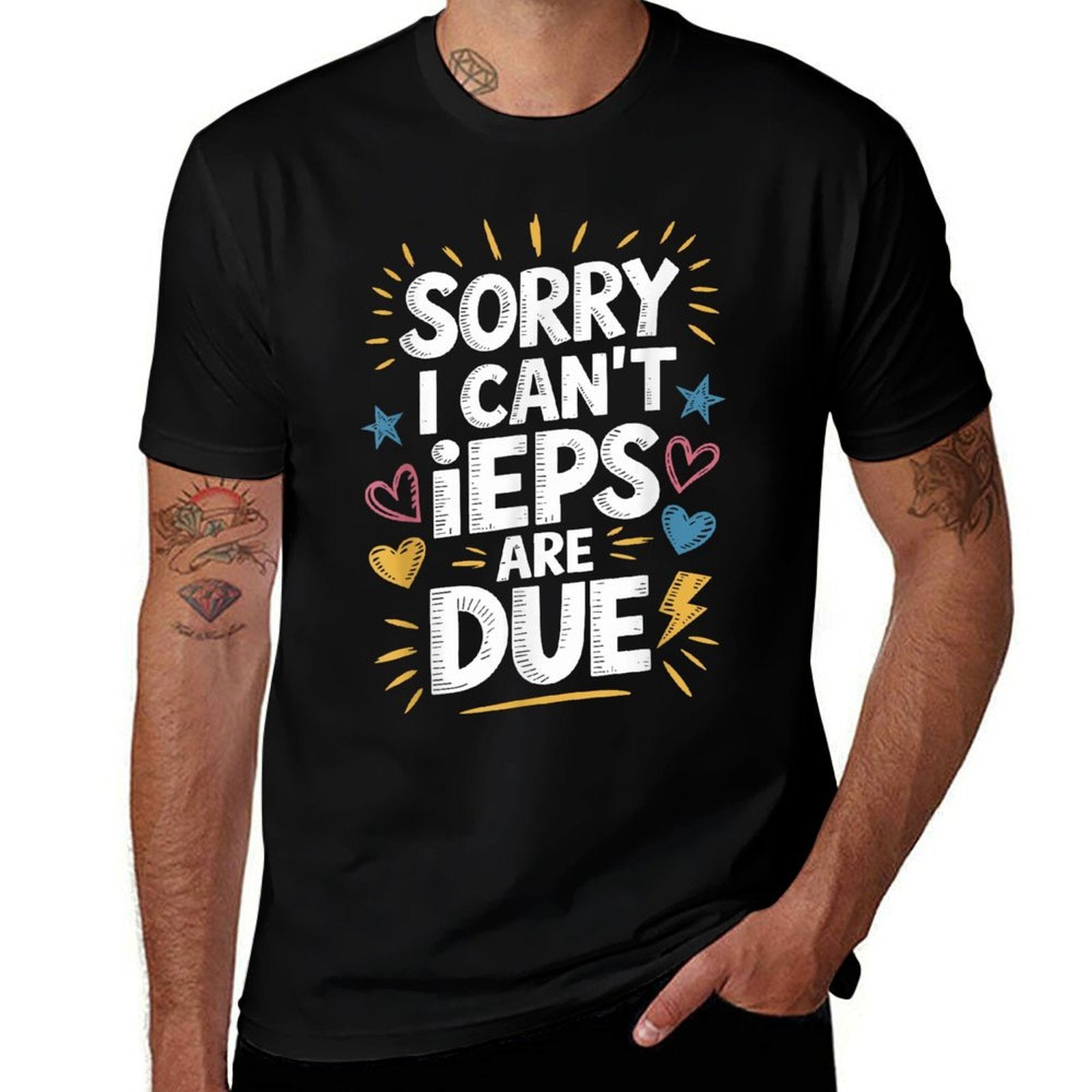 Sorry I Can'T Ieps Are Due Cute Elementary Teacher Iep, Sped  Breathable T-Shirt