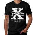 Generation X Stay Feral Front  Back Print Gen X Vintage  Cotton T-Shirt