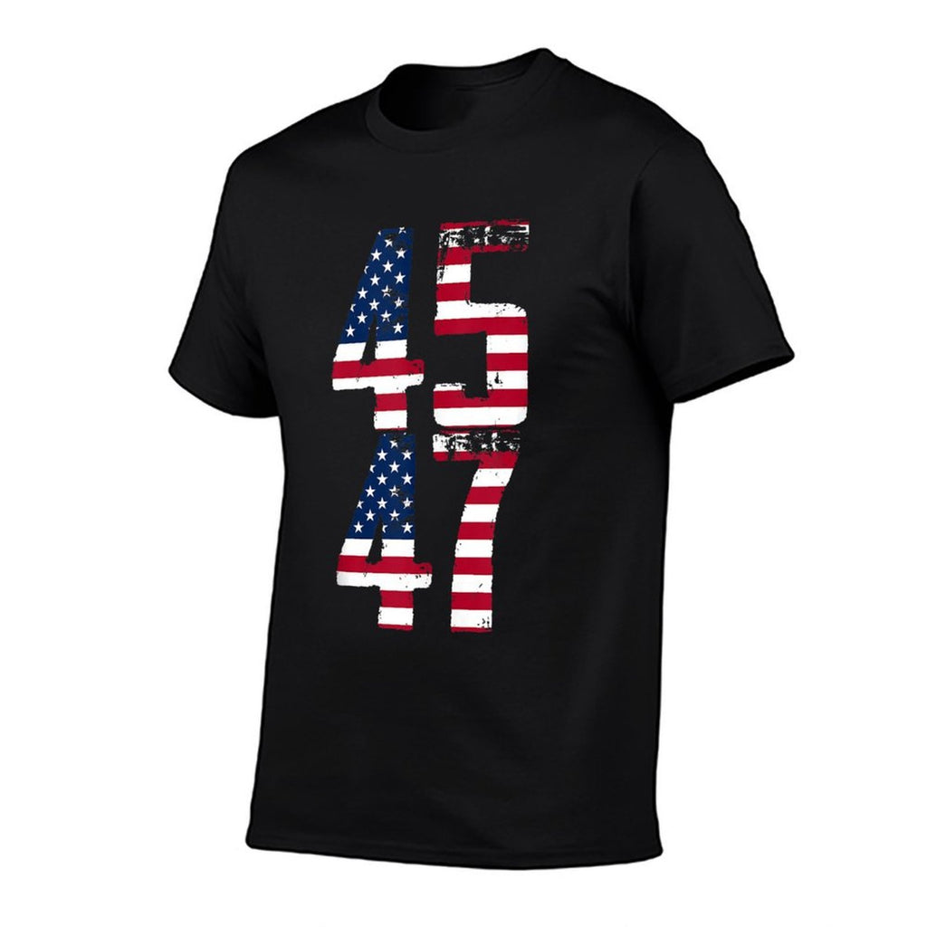Trump 2024 Vintage American  Rolled Sleeves T-Shirt
