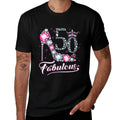Womens 50 And & Fabulous 1970 50Th Birthday Gift For Womens  Fade-proof Color T-Shirt