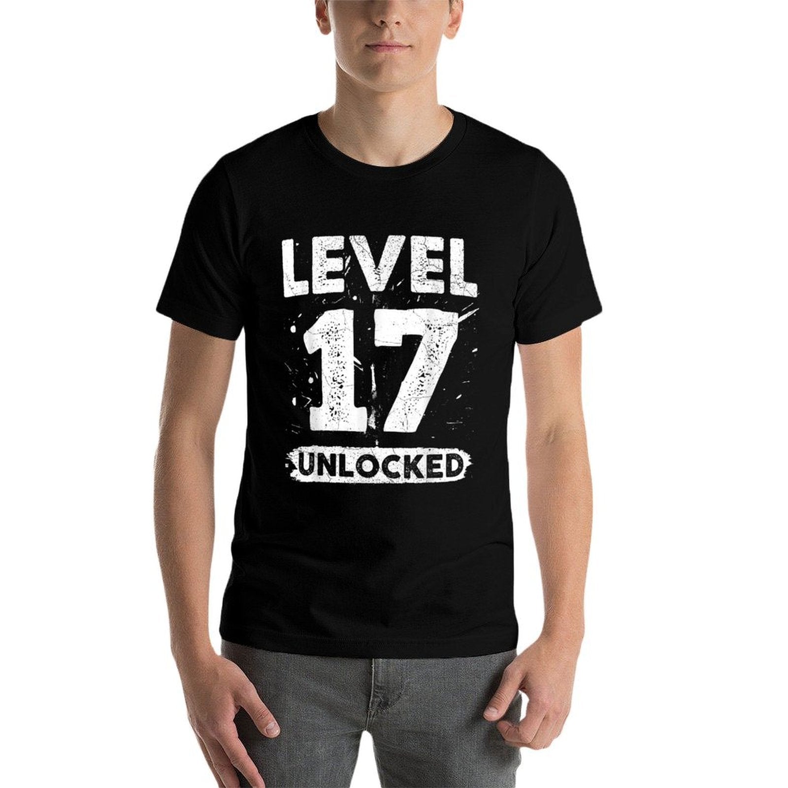 Level 17 Unlocked 17th Birthday  Eco-friendly Material T-Shirt