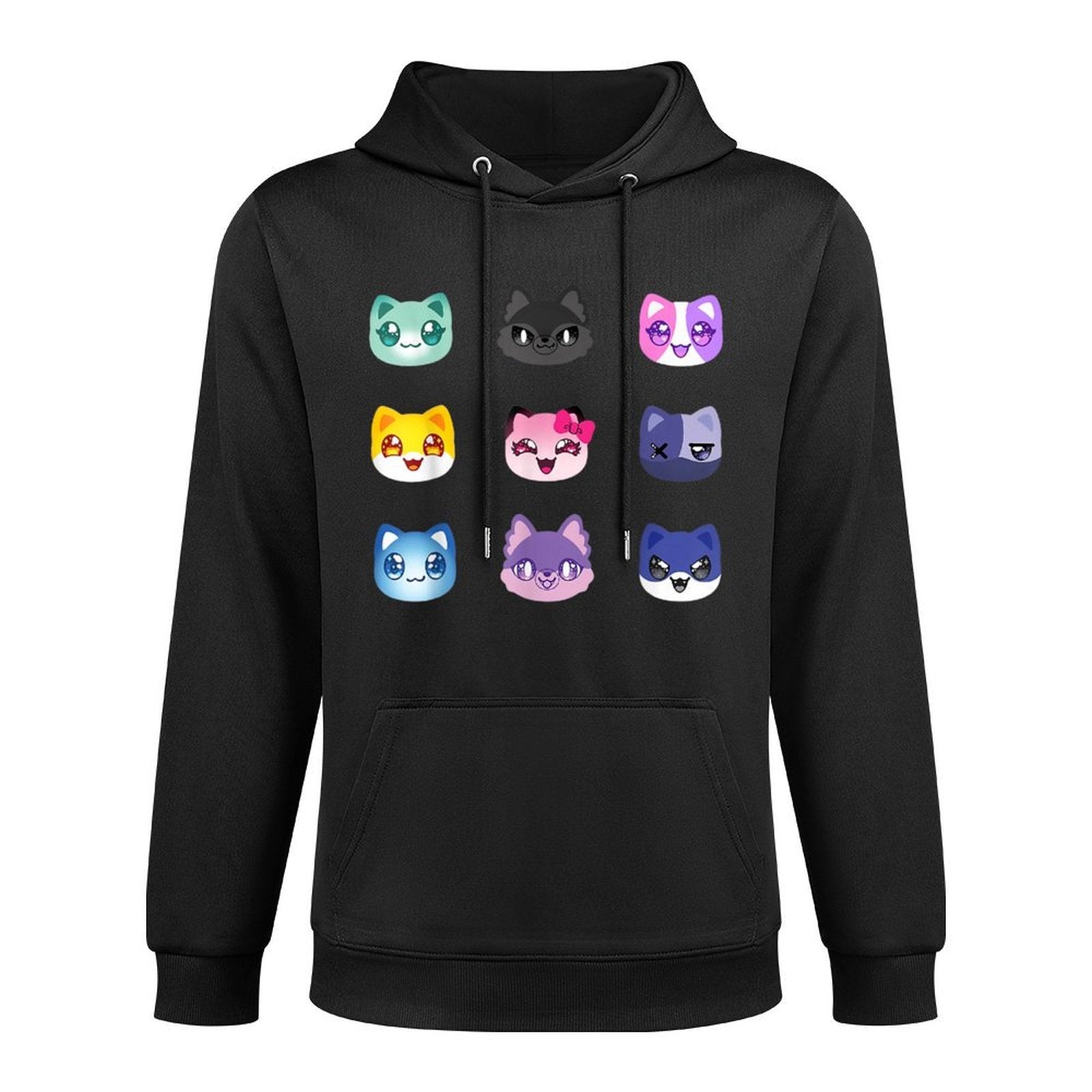 Meemeow Cats Plush Squishy Birthday Decorations Moisture-Wicking Hoodie