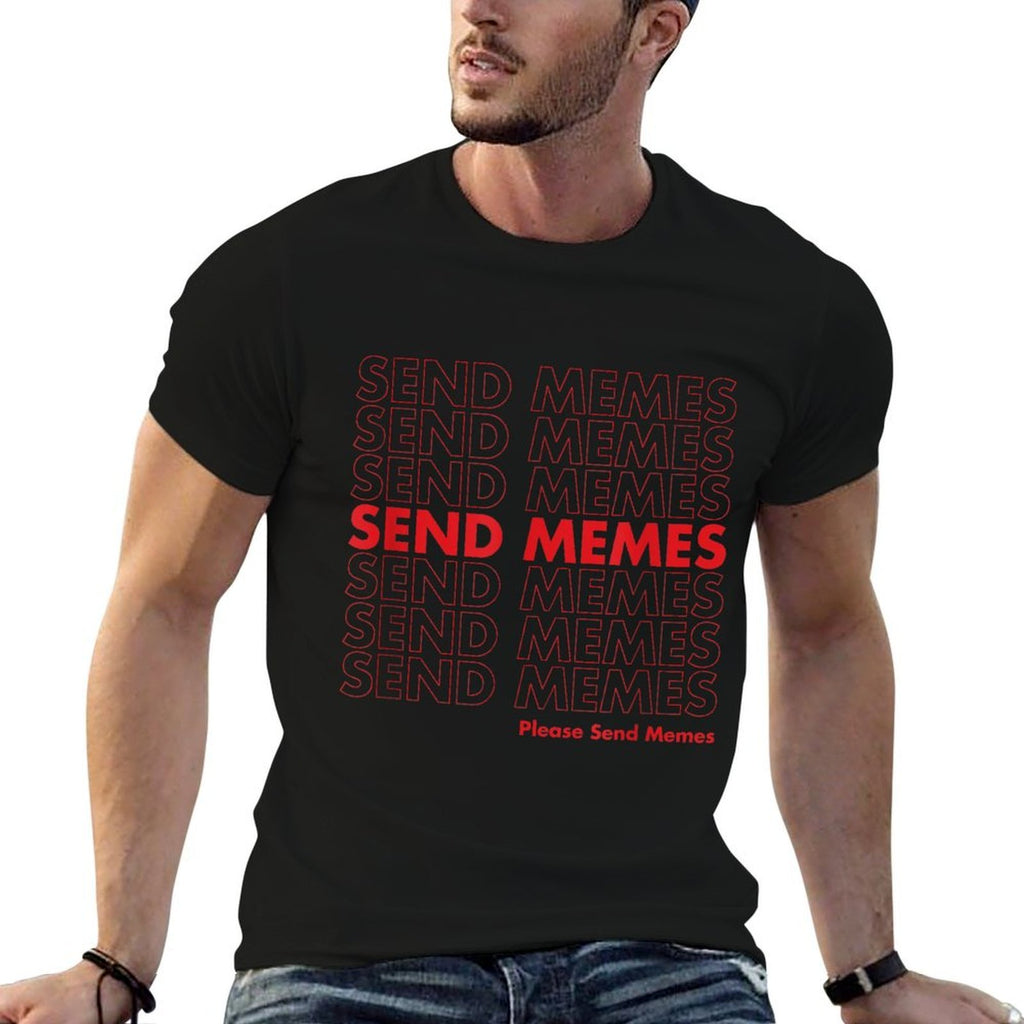 Thank You Send Memes Plastic Bag - Funny Meme  Tagless Design T-Shirt