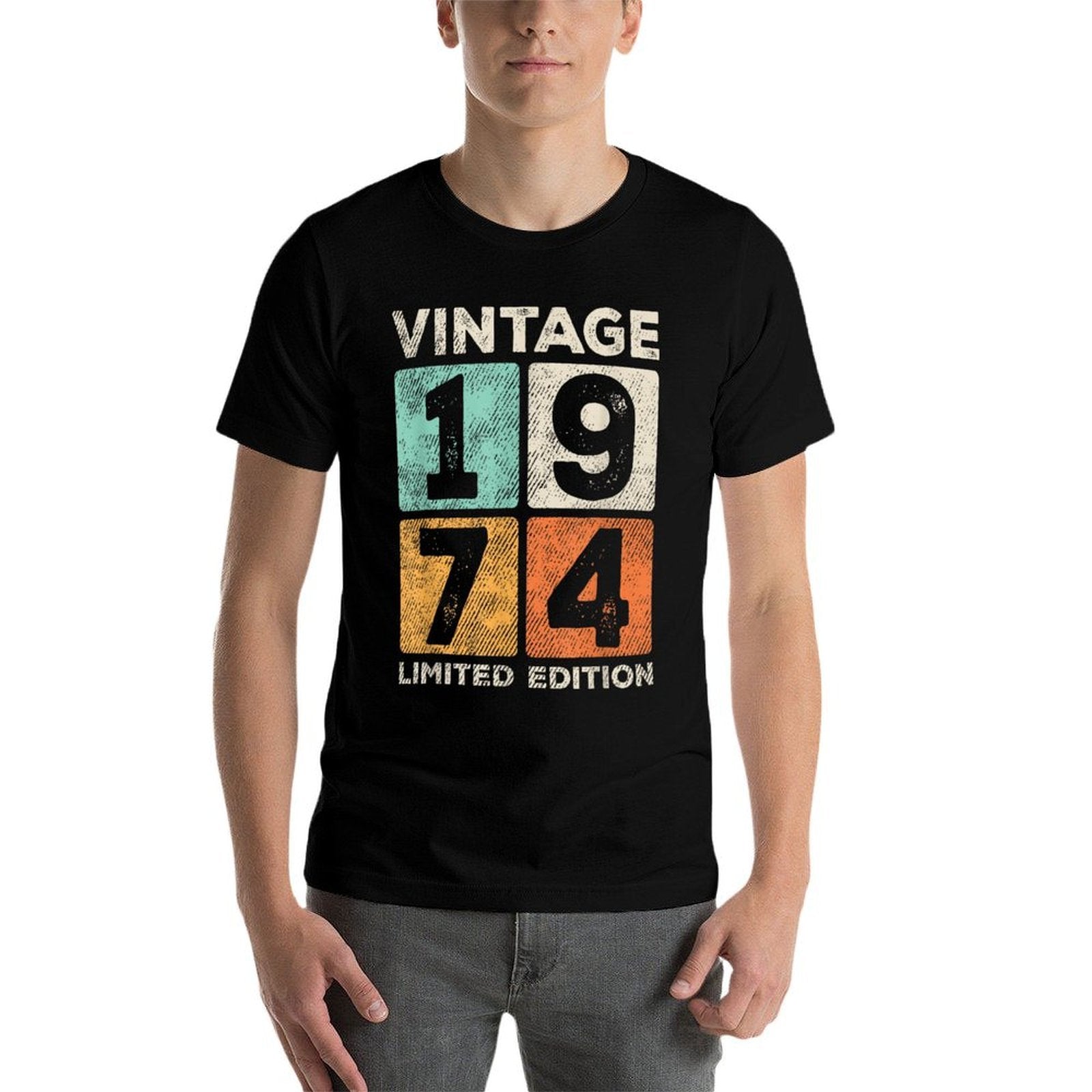 Vintage 1974 Limited Edition 50th Birthday 50 Year Old Bday  Affordable Price T-Shirt