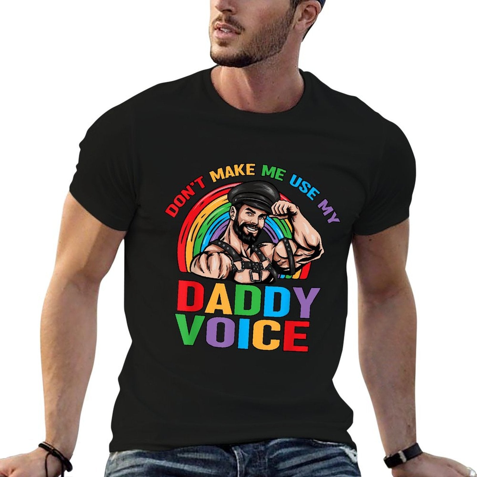 LGBT Gay Pride Month Dont Make Me Use My Daddy Voice Funny  Classic T-Shirt