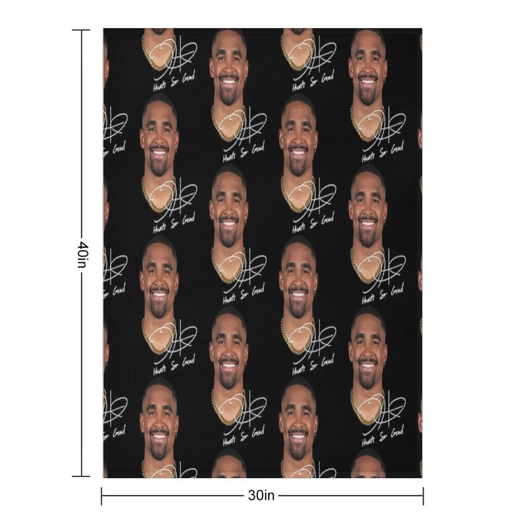 Jalen Hurts So Good Vintage 90s Machine-washable Throw Blanket