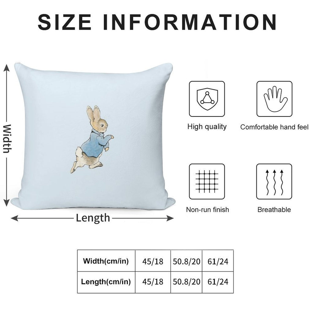 PETER RABBIT Soft Home Decor Throw Pillow