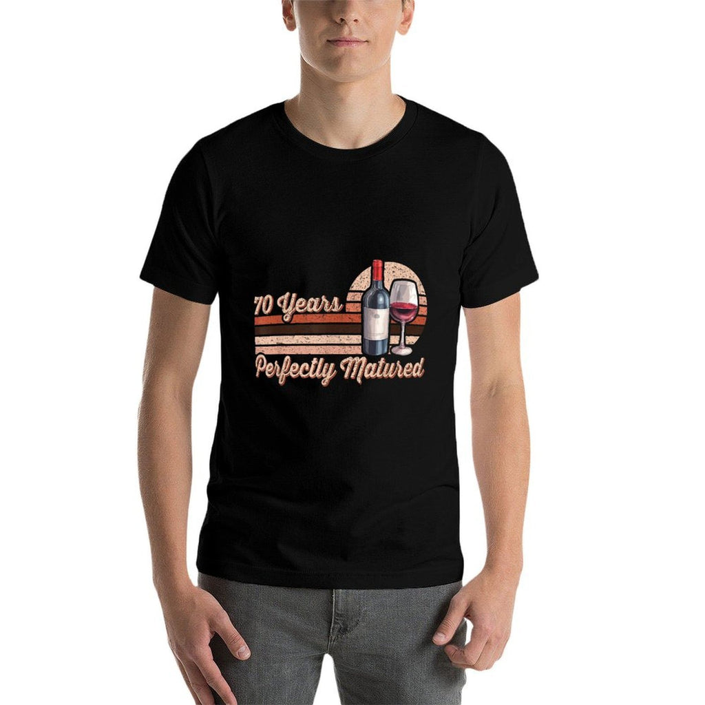 70 Years Perfectly Matured - Wine Lover - 70th Birthday  Breathable T-Shirt
