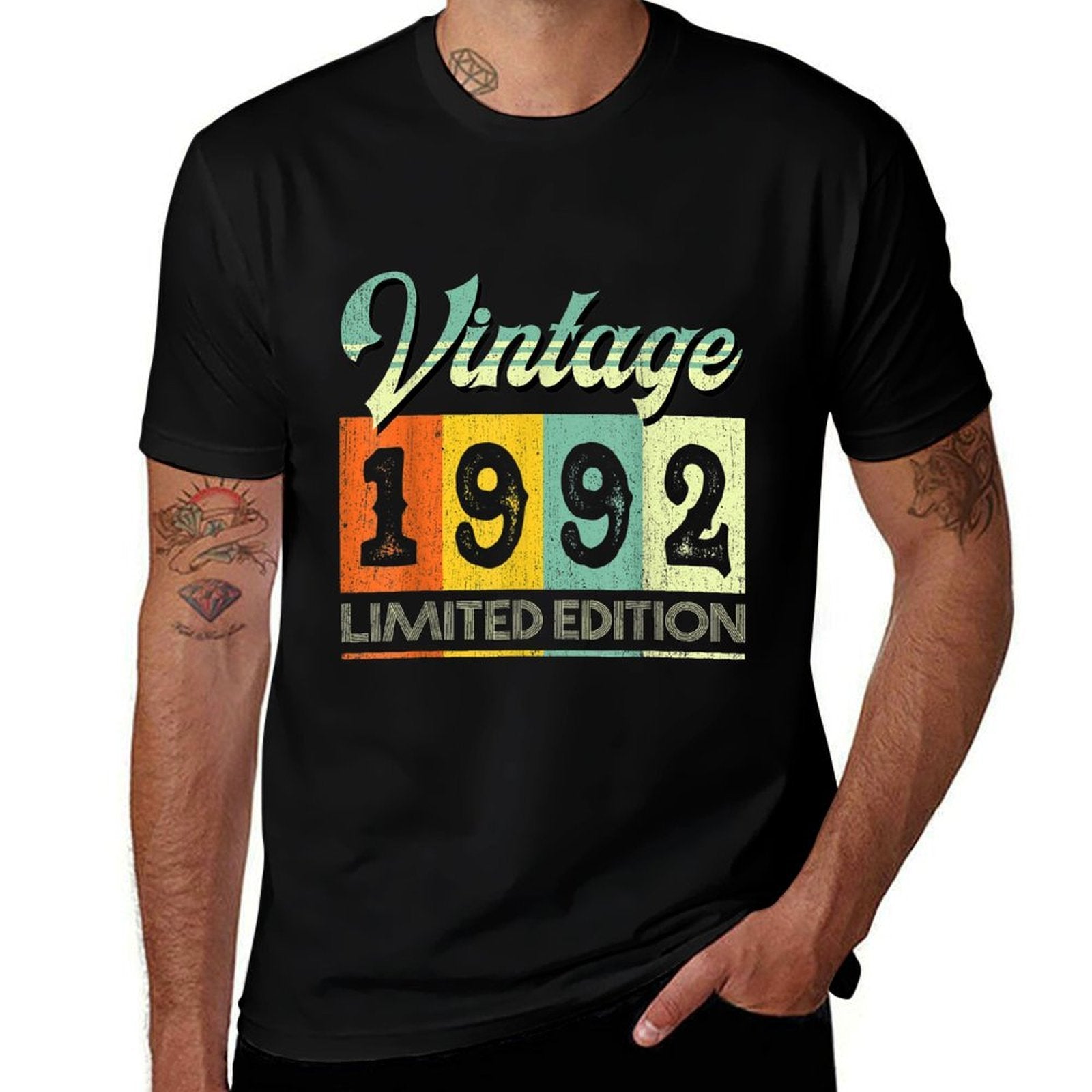 30 Year Old Vintage 1992 Limited Edition 30th Birthday  High-quality Stitching T-Shirt