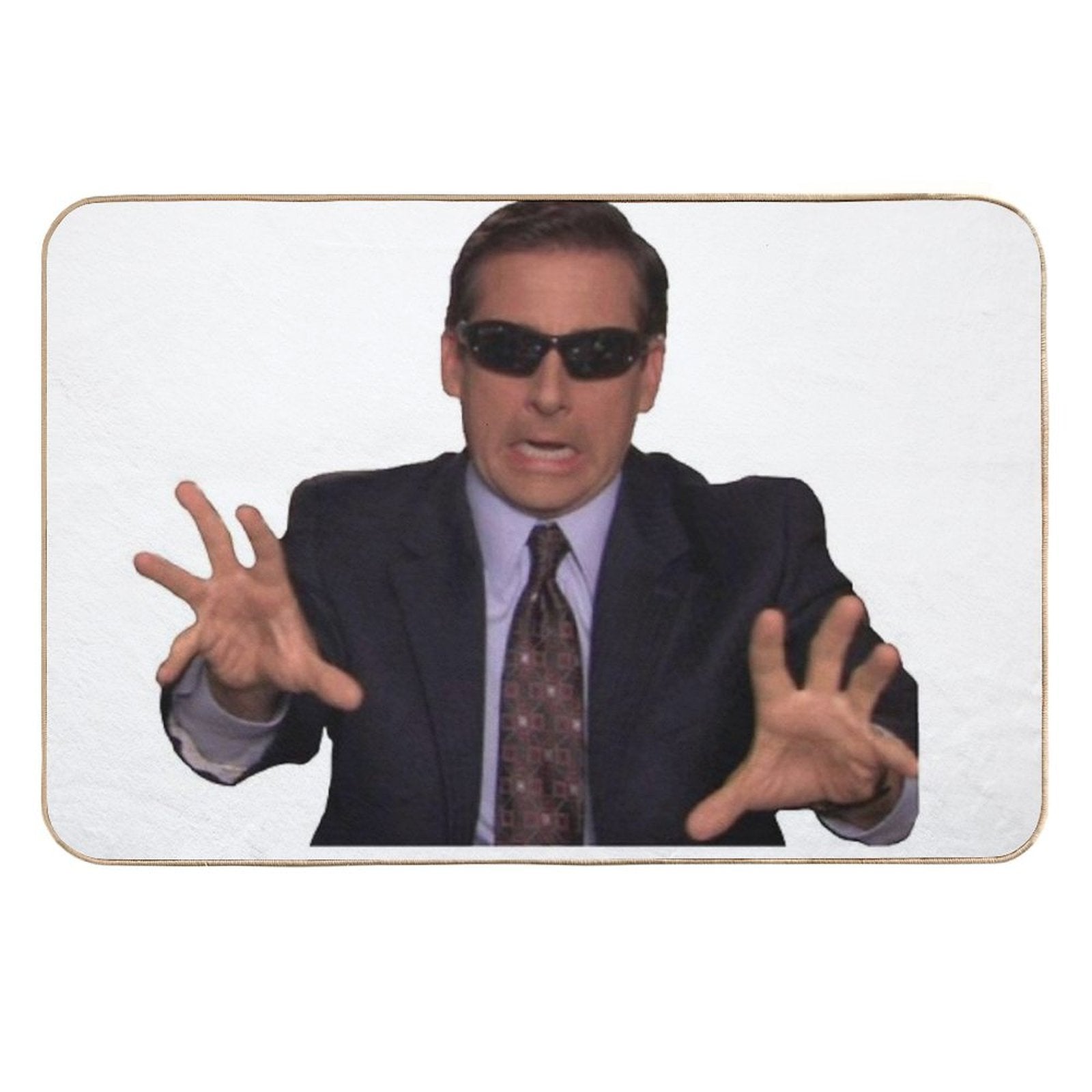 Blind Guy Mcsqueezy - Michael Scott  Dirt-Trapping Bath Mat
