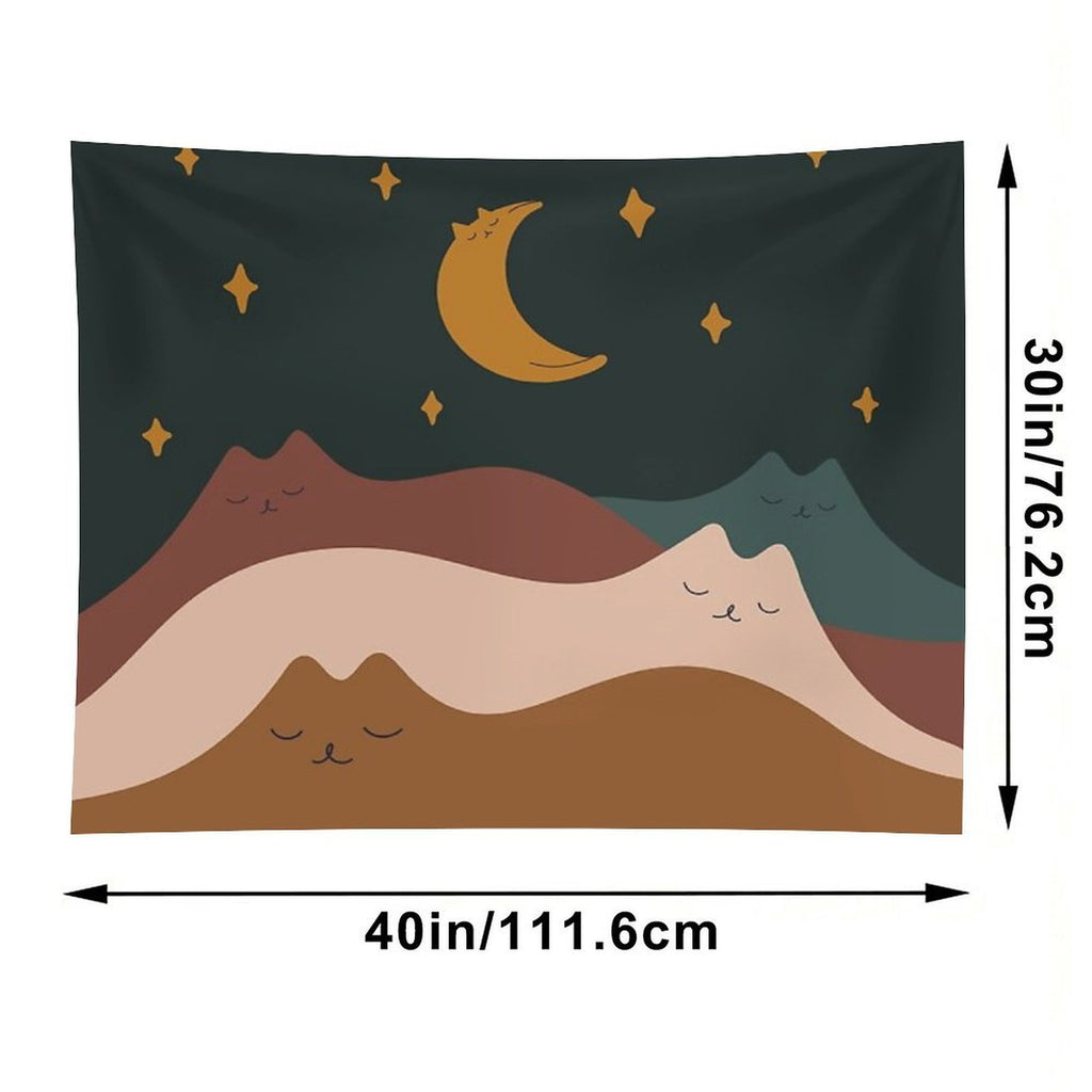 Cat Landscape 133 Tapestry