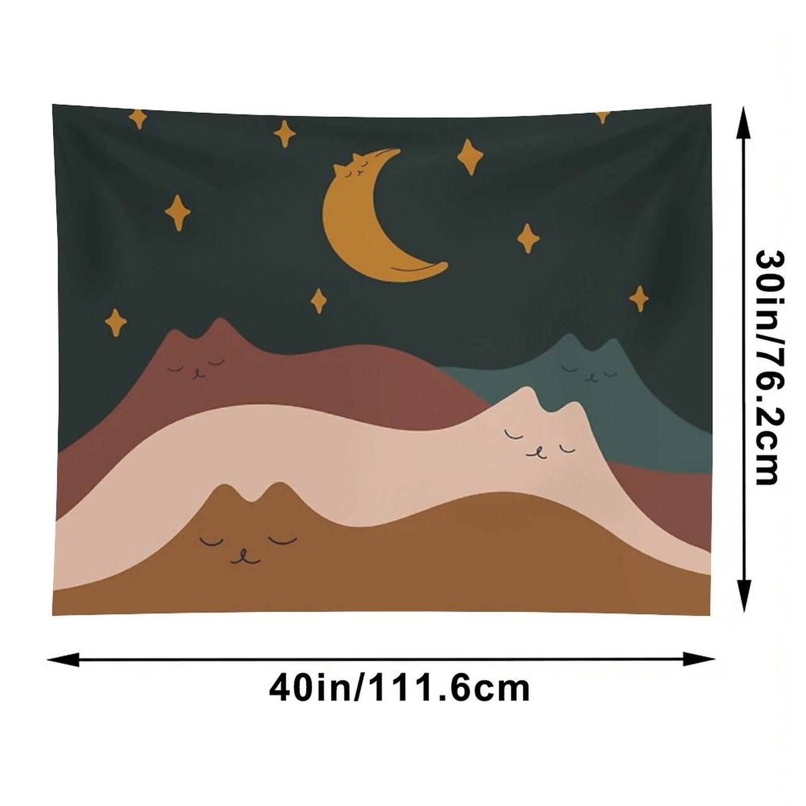 Cat Landscape 133 Tapestry