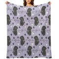 LOVE Black Shih Tzu Premium Throw Blanket