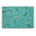 Sunday Swim  Easy To Clean Bath Mat