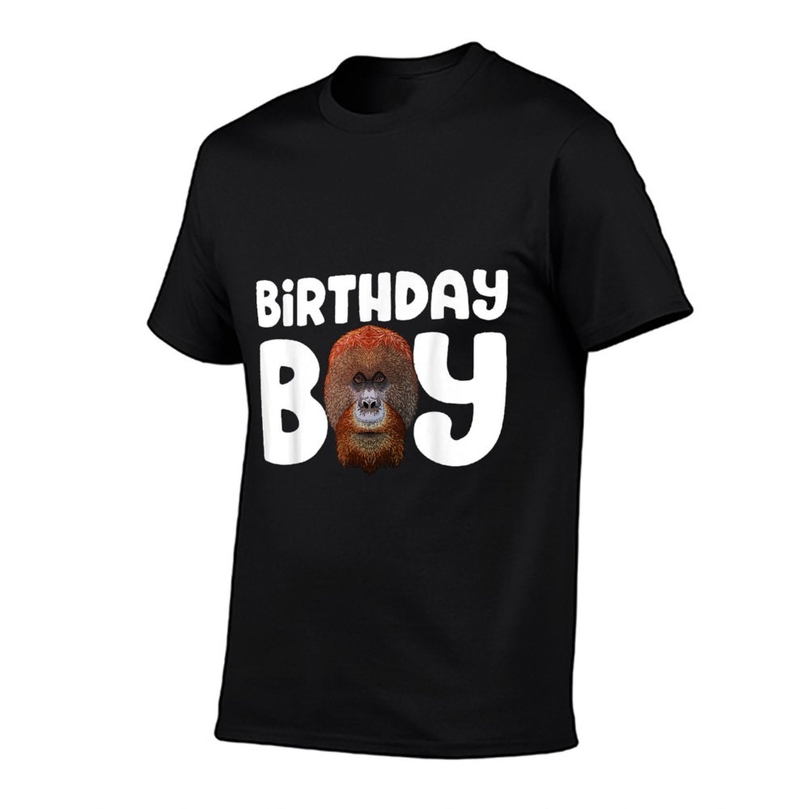Orangutan Birthday Boy Party Kids Boys Orangutan Birthday  Tagless Design T-Shirt