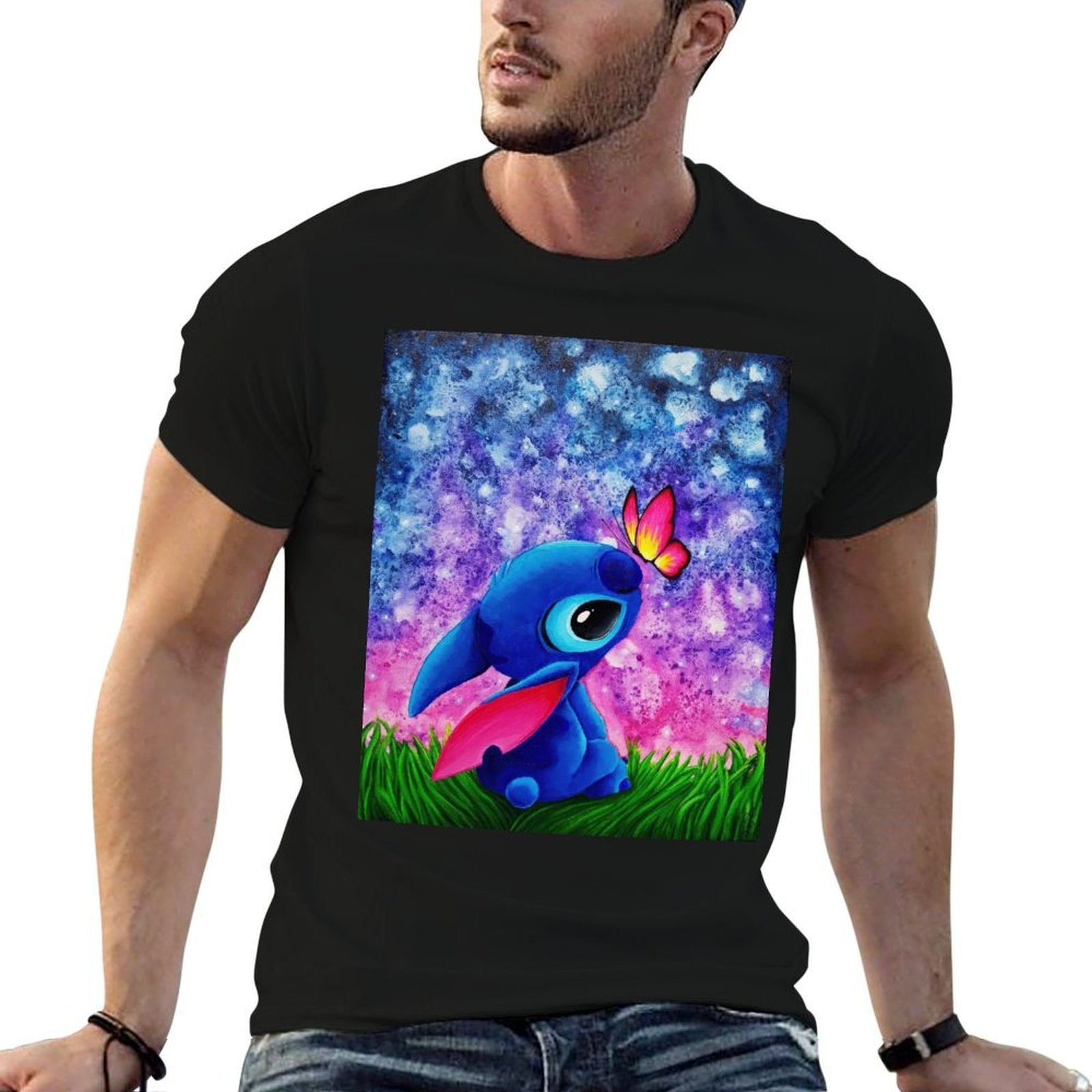 Stich Butterfly  Relaxed-fit T-Shirt