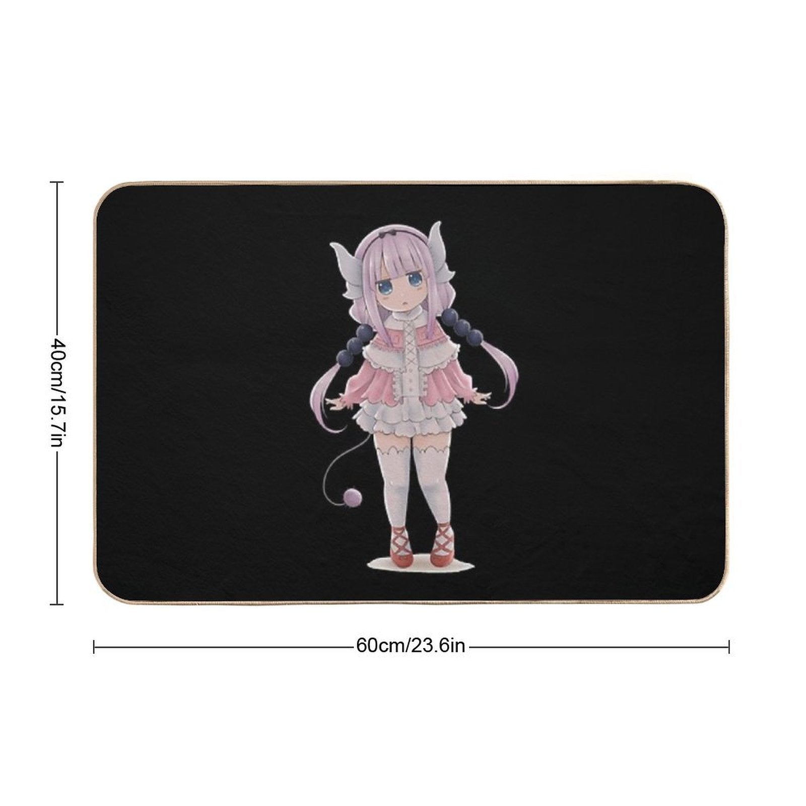Dragon Maid Kanna Kamui  Toxin-Free Bath Mat