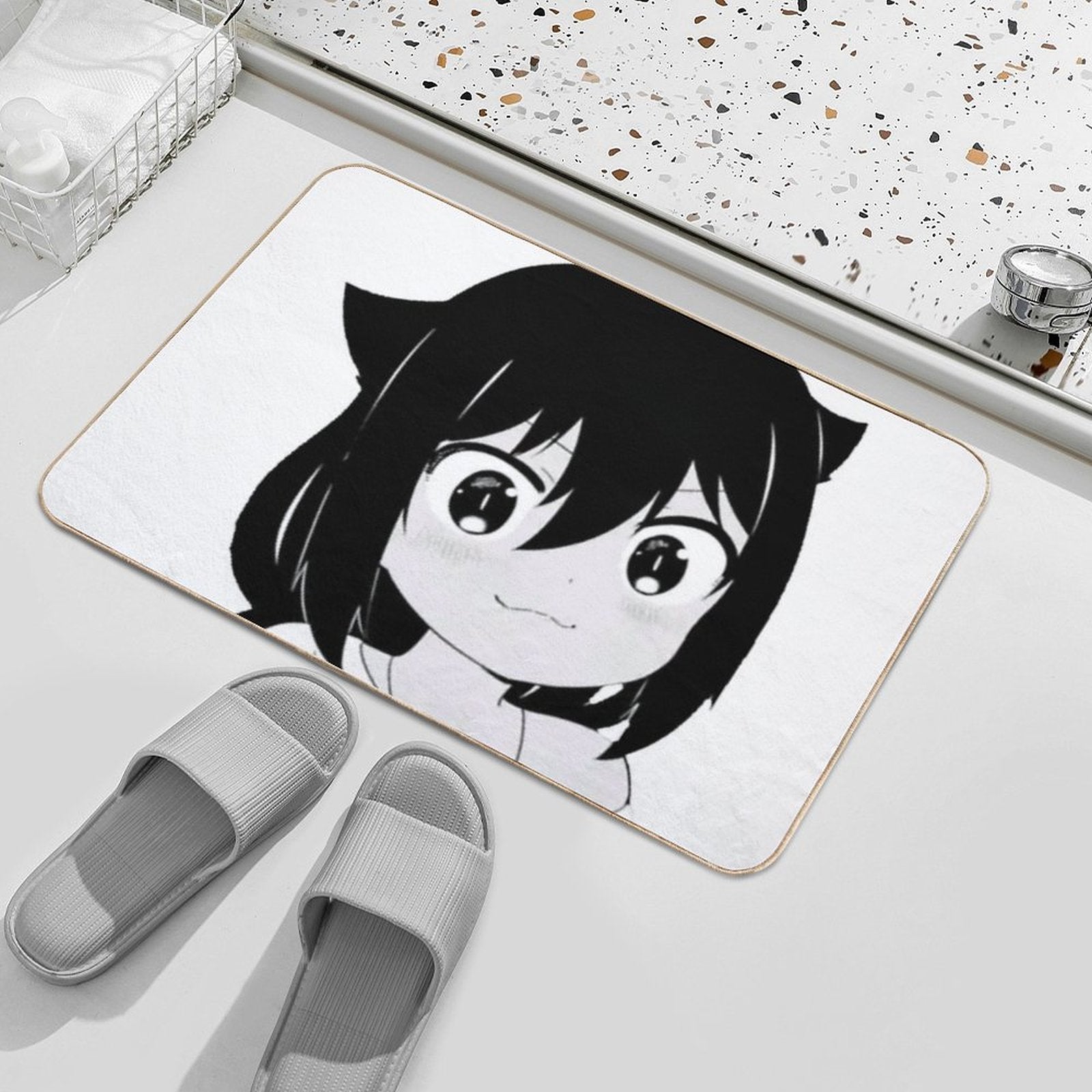 Jahy-sama Happy Design  Pet-Safe Bath Mat