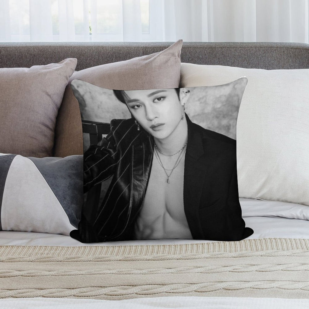 Bang Chan Soft Anti-Pilling Throw Pillow