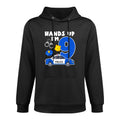 9th Birthday Policeman Boy Nine Year Old Police Officer Adjustable Hood Hoodie