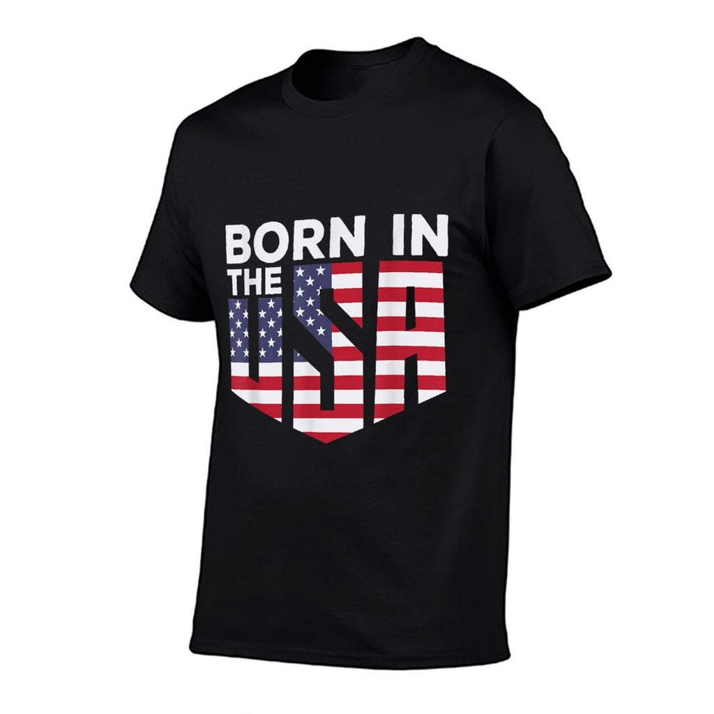 Born in The USA  Rolled Sleeves T-Shirt