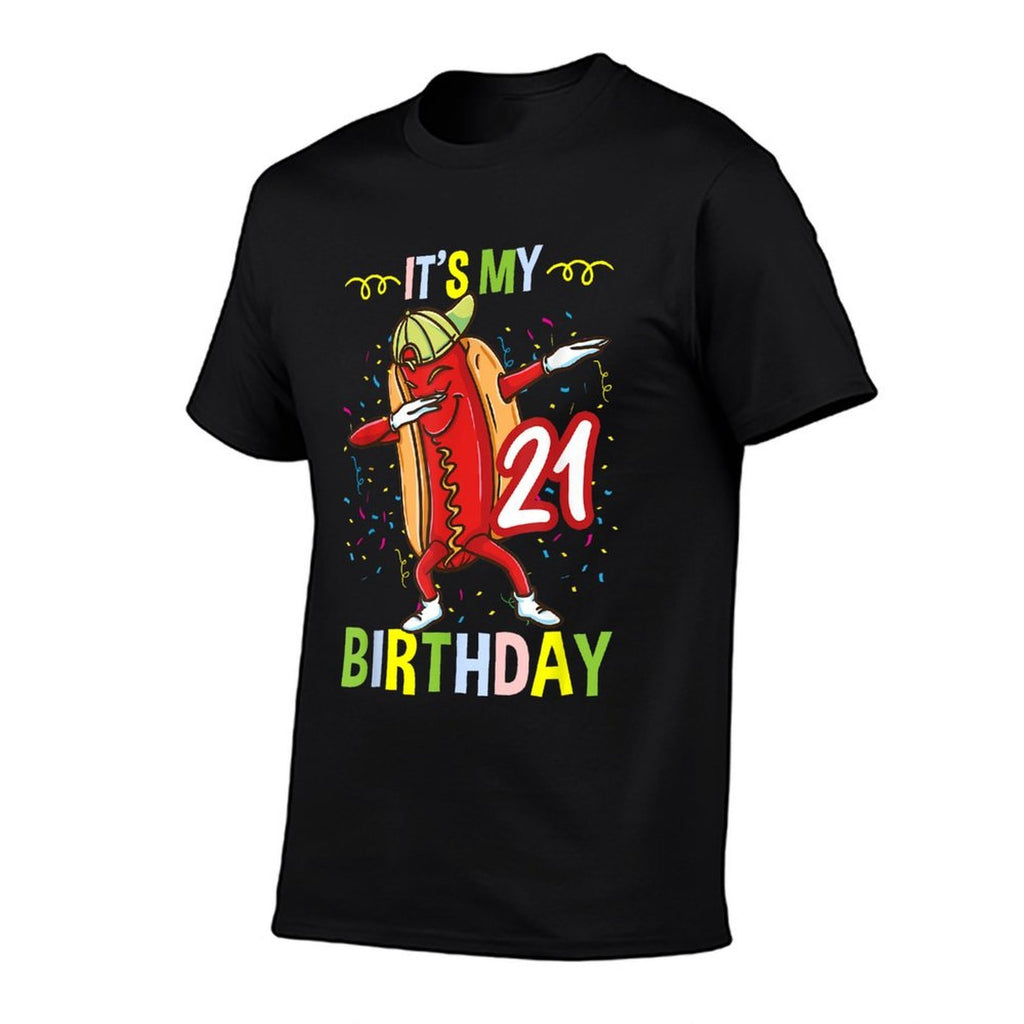 Its My 21st Birthday Hot Dog  Odor-resistant T-Shirt