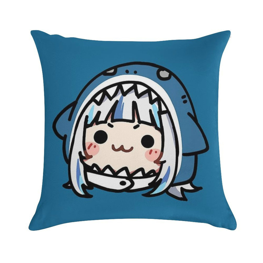 HUGE SHARKIE GAWR GURA Soft Ultra-Soft Texture Throw Pillow