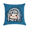 HUGE SHARKIE GAWR GURA Soft Ultra-Soft Texture Throw Pillow