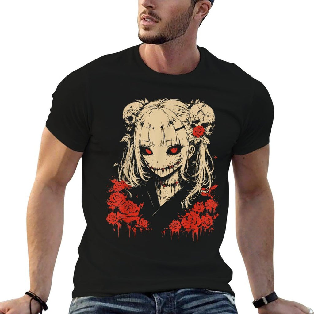 Horror Anime Manga  Japan Japanese Creepy Kawaii Goth  Odor-resistant T-Shirt