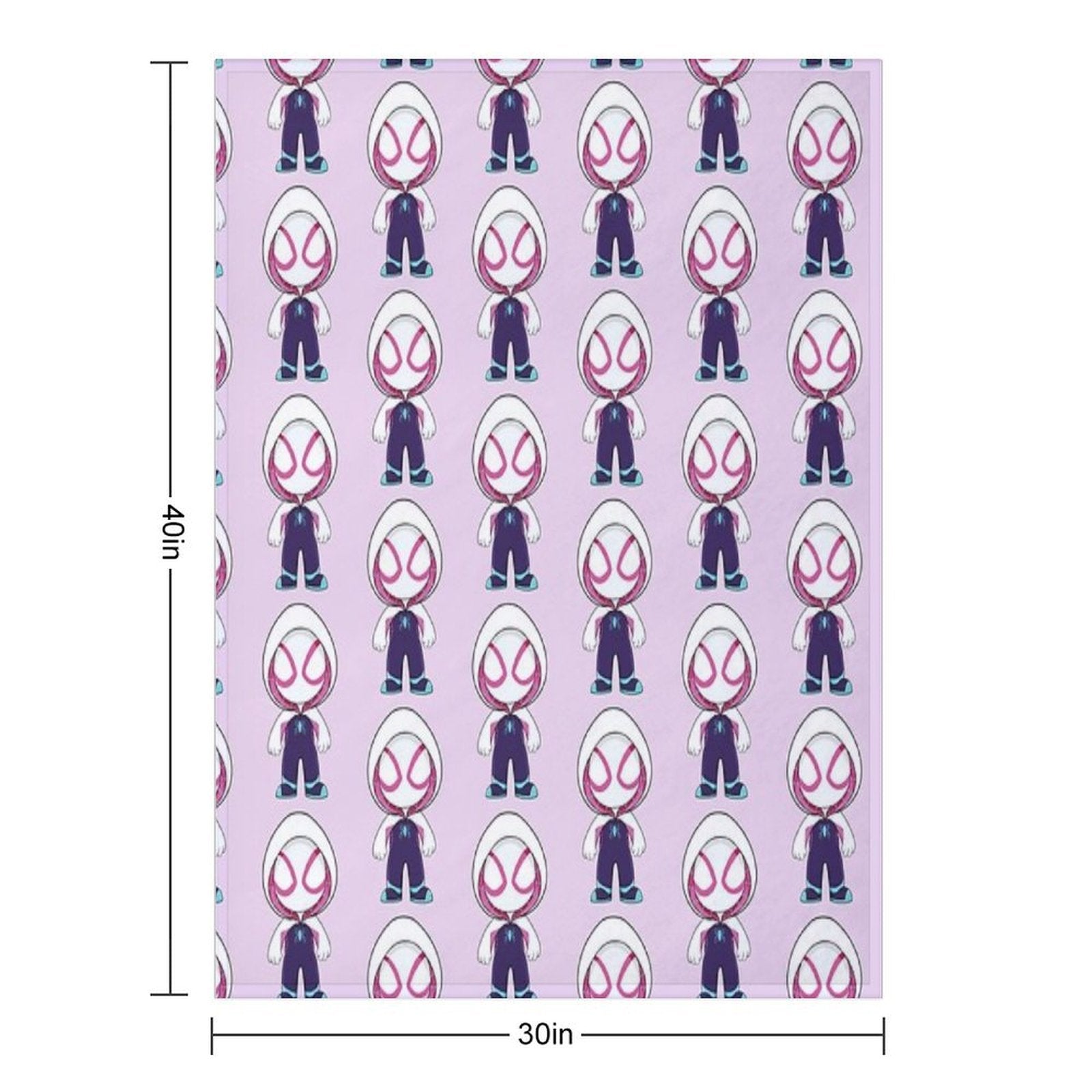 Cute Spider Ghost, Baby Spidey Girl, Grl Pwr, Cartoon Ghost Spider Gift-ready Throw Blanket