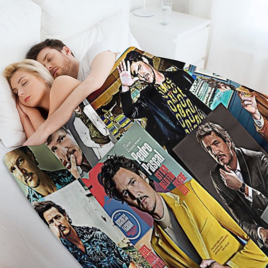 Pedro Pascal Lightweight Throw Blanket