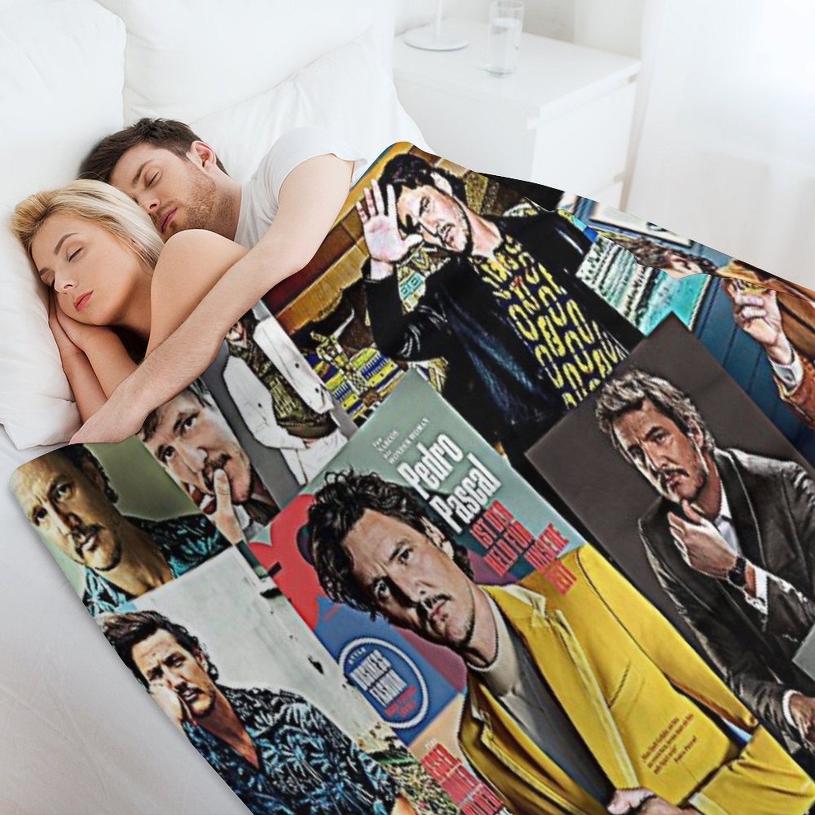 Pedro Pascal Lightweight Throw Blanket