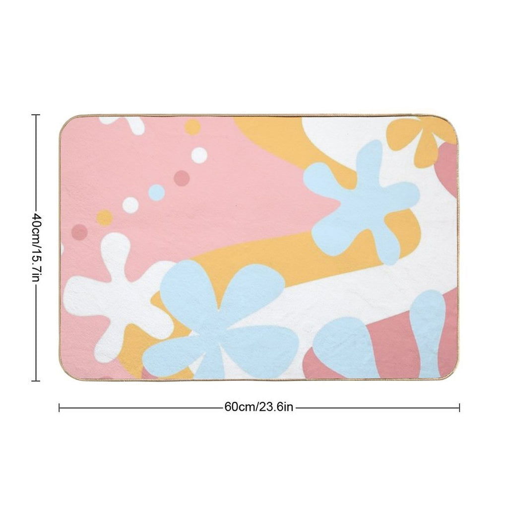 Summer Time 02  Dirt-Trapping Bath Mat
