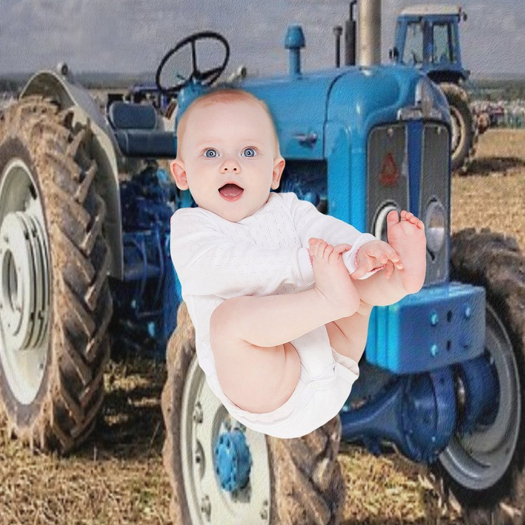 Roadless Tractor Gift-ready Throw Blanket