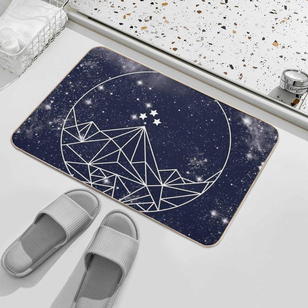 Acomaf Mountains  Pet-Safe Bath Mat