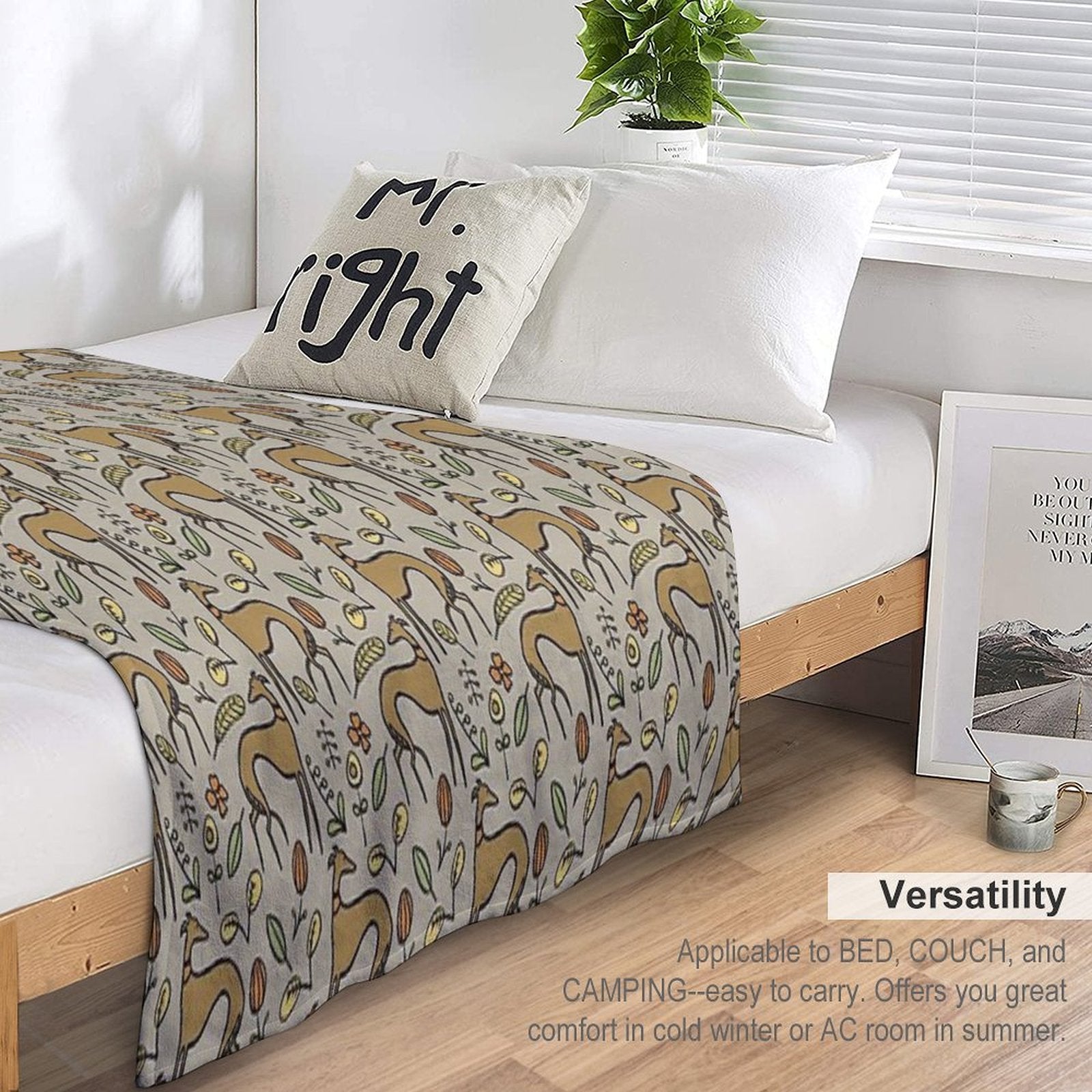 Galgo Eco-conscious Throw Blanket