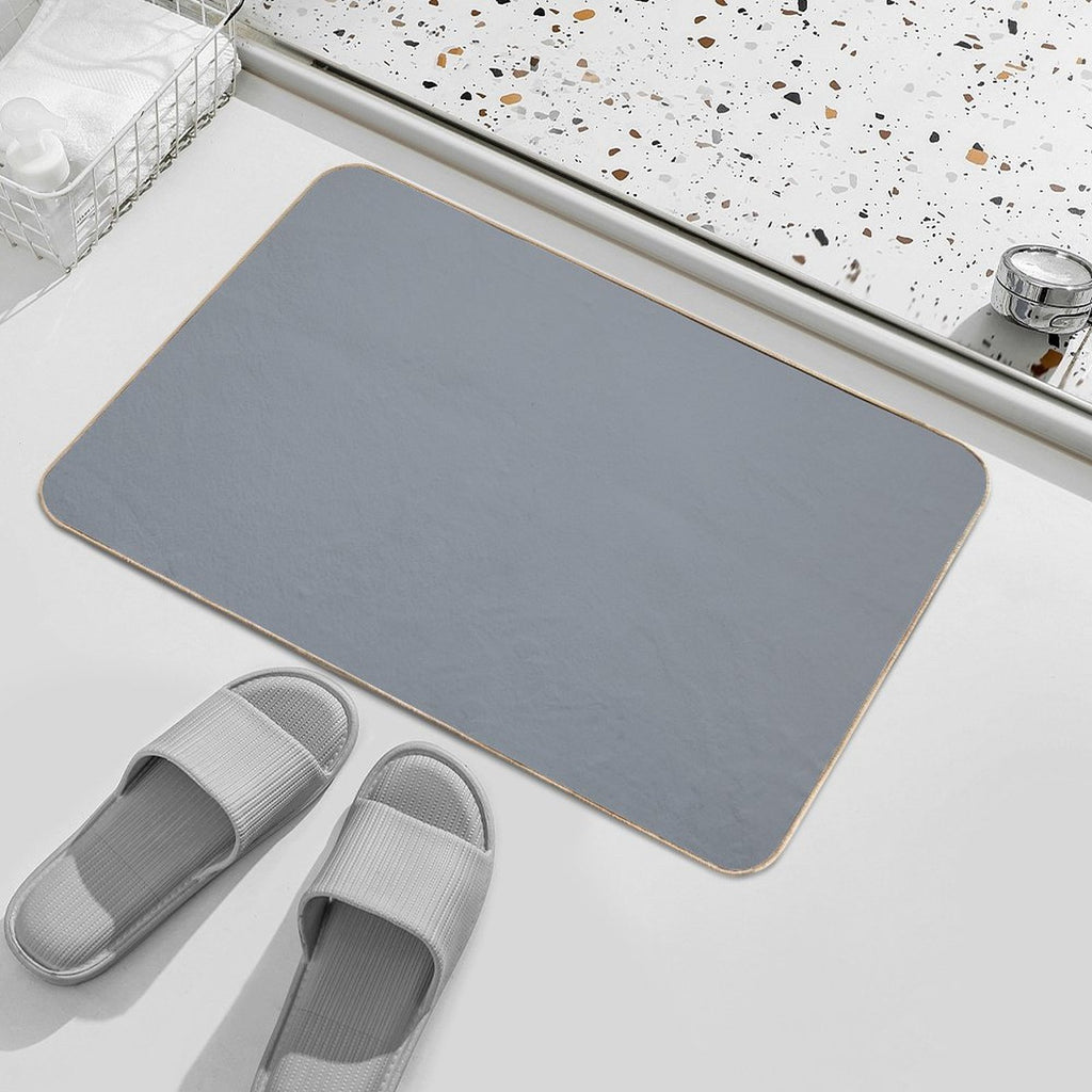 Lava Gray - Grey  Rapid-Drying Bath Mat
