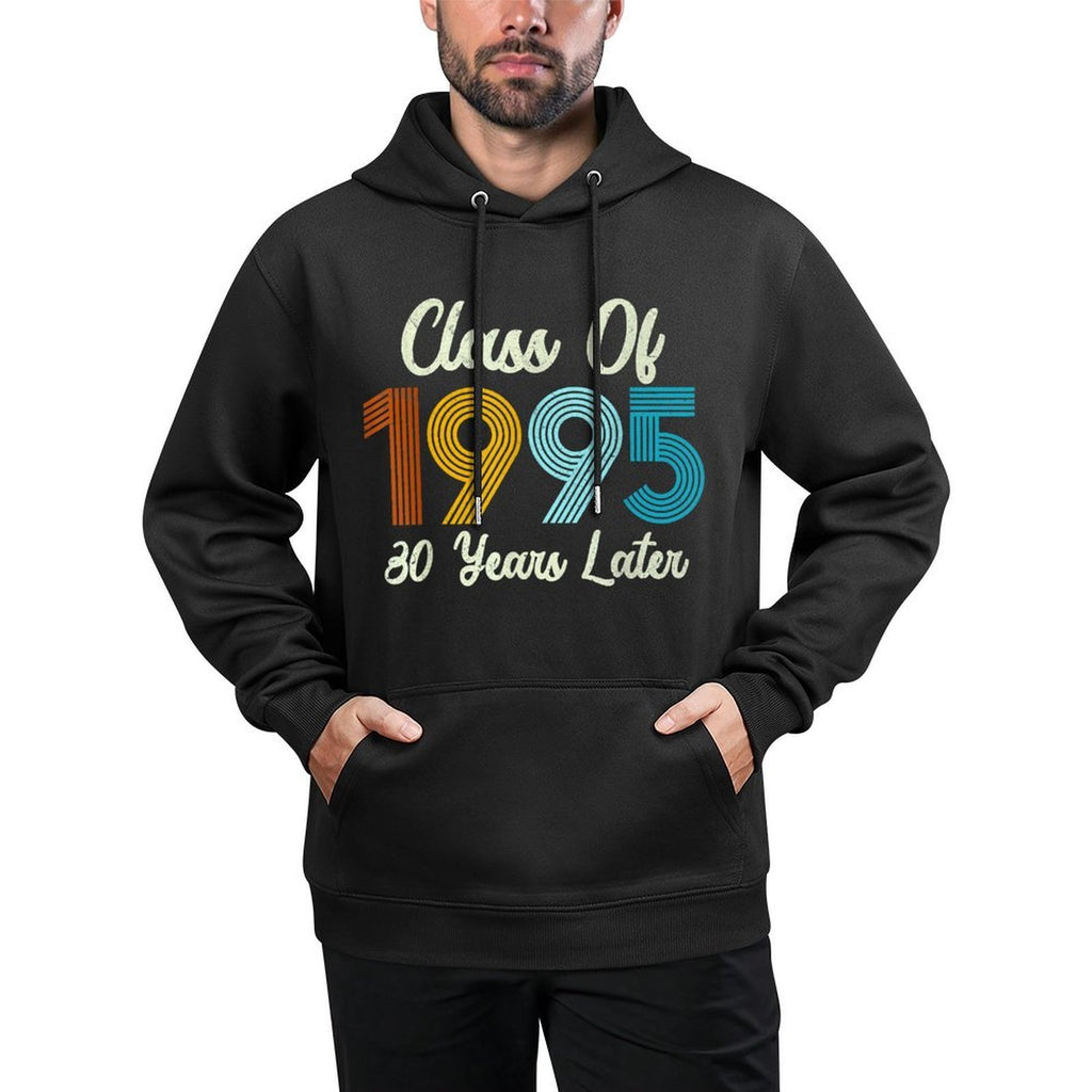 Vintage Class of 1995 Reunion 30th Years Alumni Classmates Unisex Design Hoodie