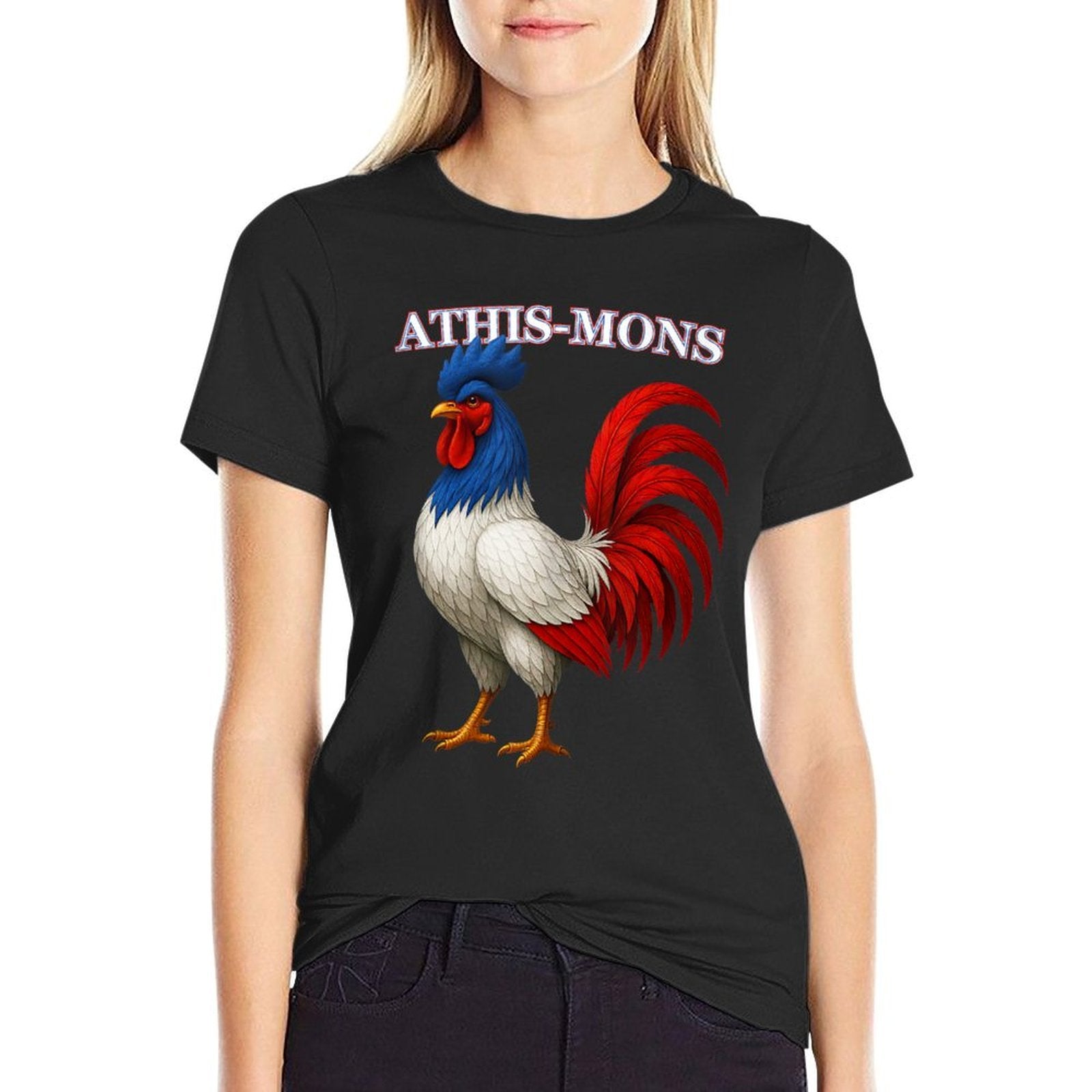 ATHIS-MONS France Français Souvenir Article  Moisture-wicking T-Shirt