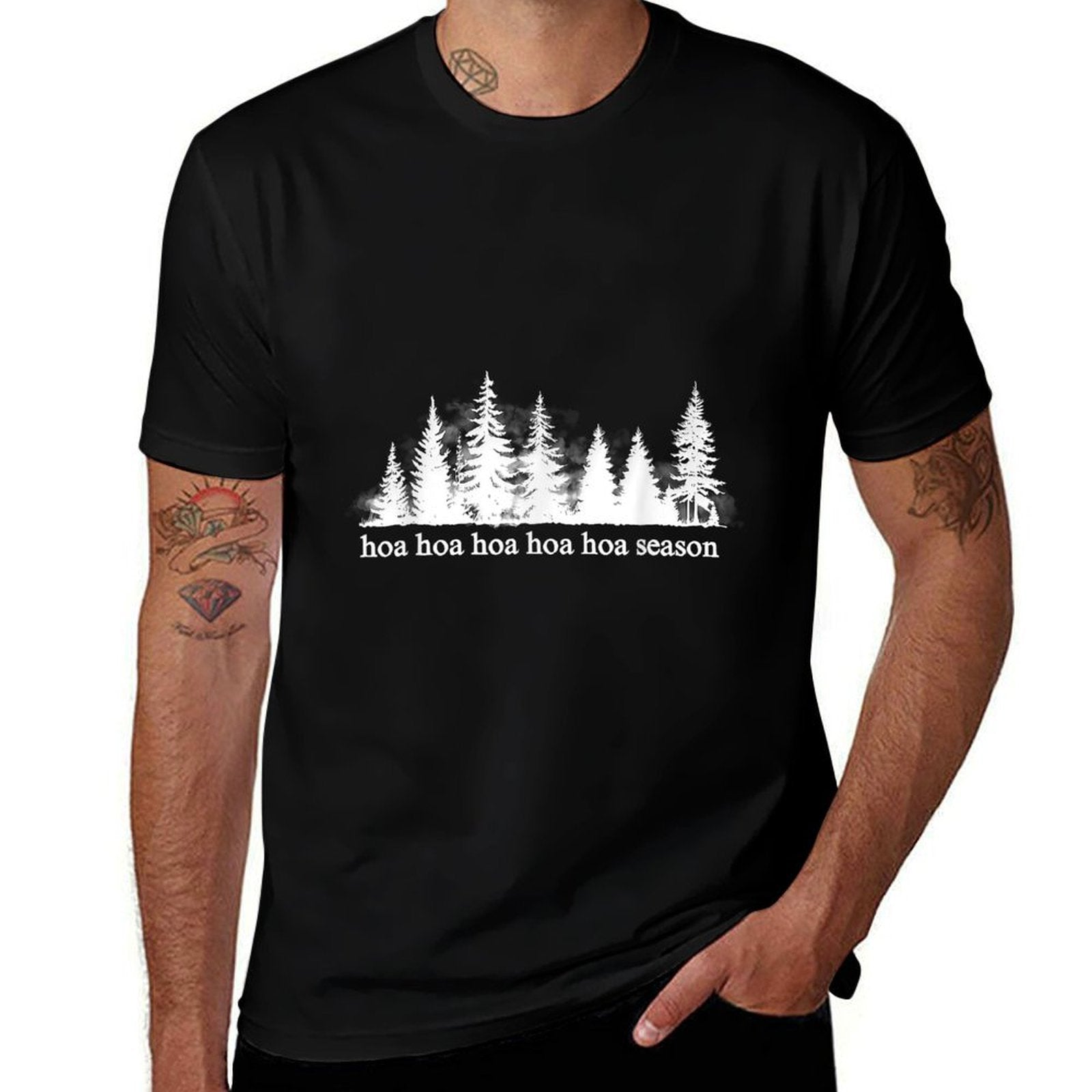 (toi Mau) Hoa Hoa Hoa Hoa Hoa Season Christmas  Affordable Price T-Shirt