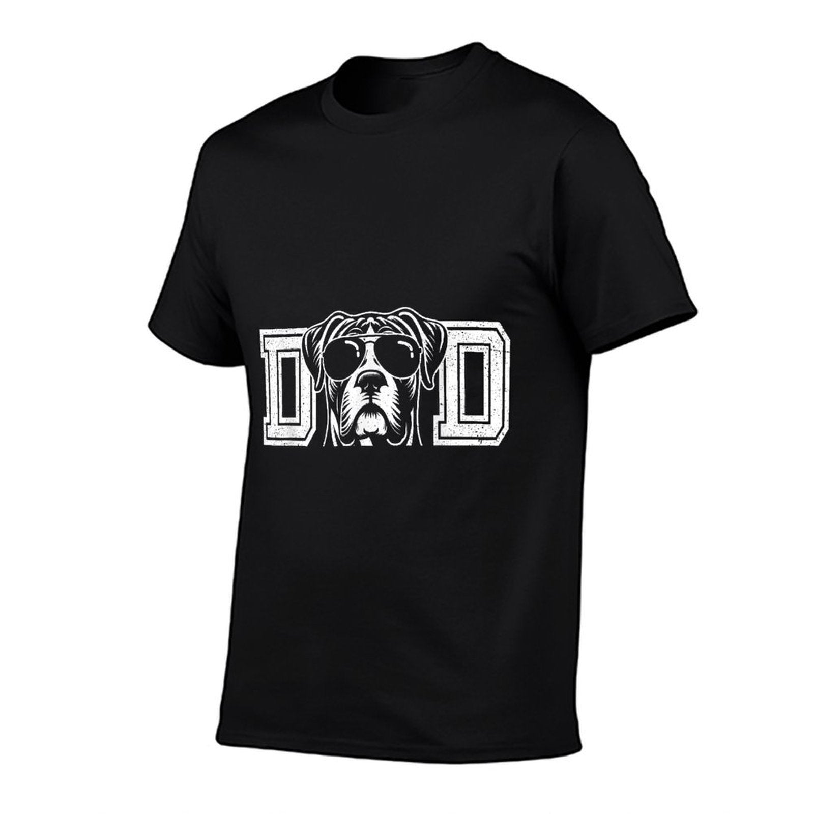 Boxer Dog Owner For Men Boxer Dad Fathers Day  Polyester Blend T-Shirt