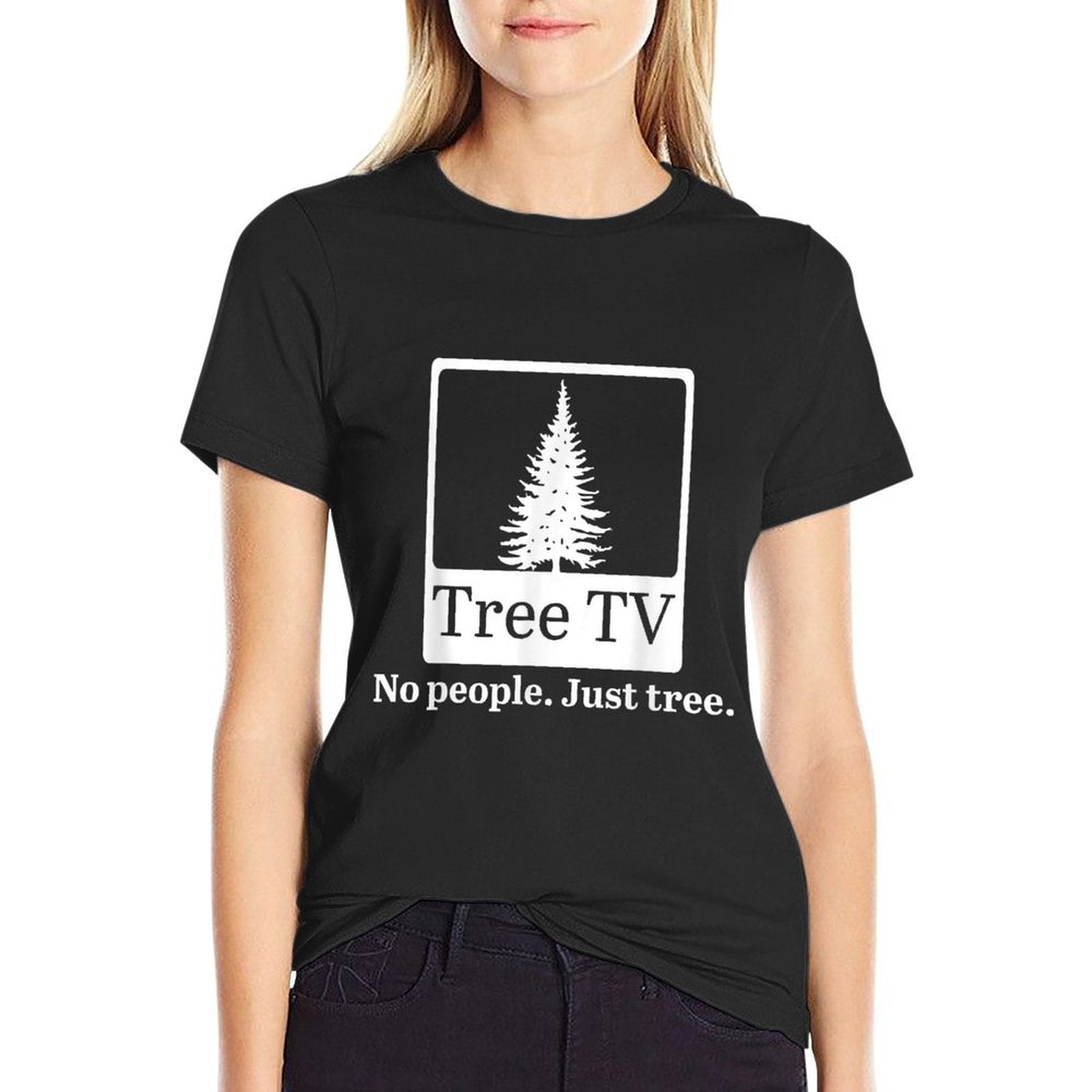 Tree TV No People Just Tree Apparel  Soft T-Shirt