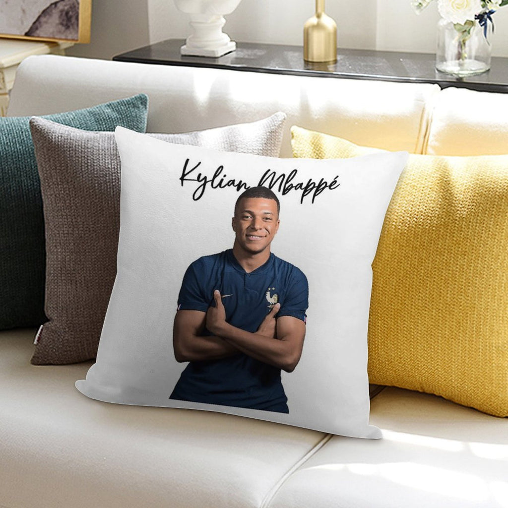 Kylian Mbappe Soft Style Accent Throw Pillow