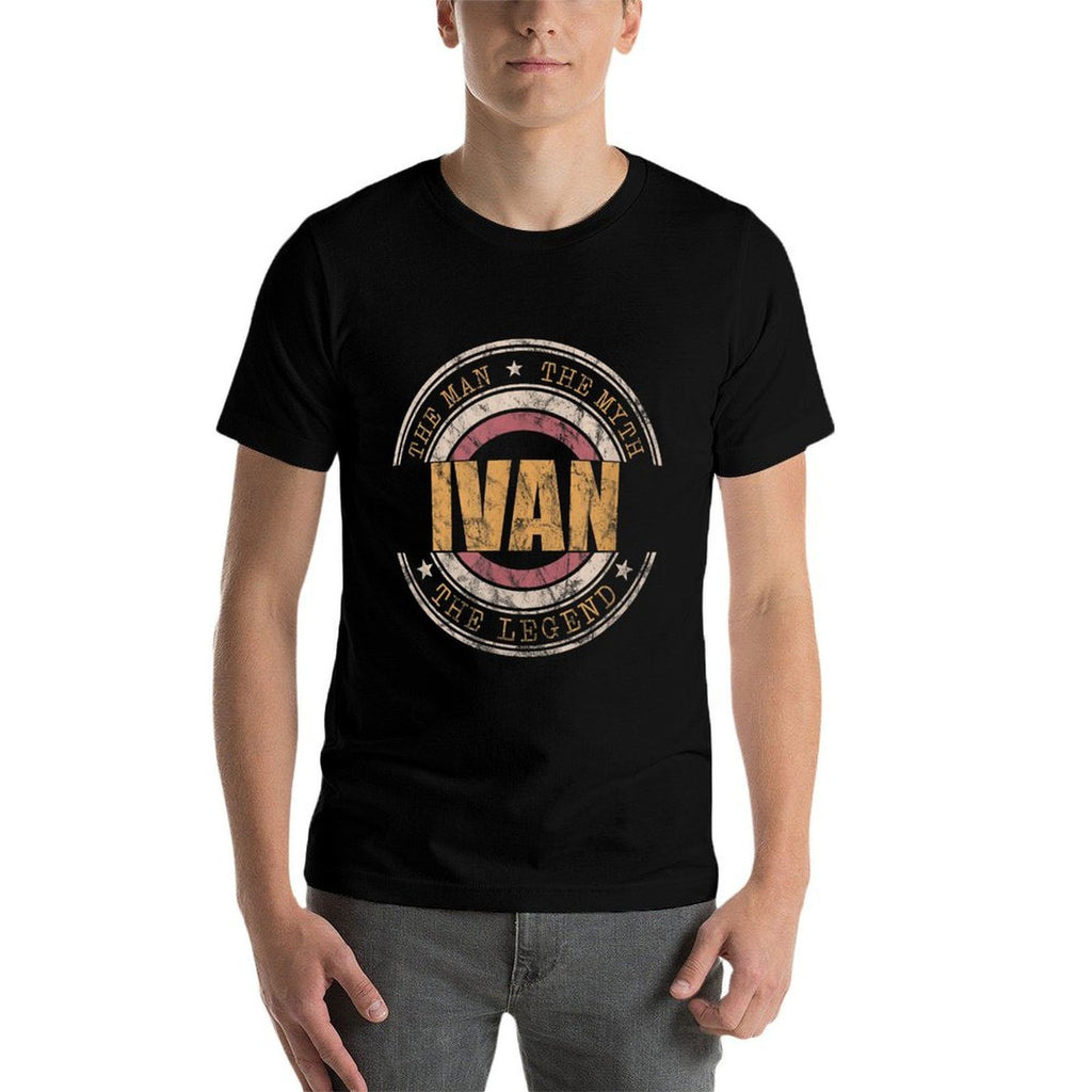 Mens Ivan The Man The Myth The Legend First Name Ivan  Soft T-Shirt